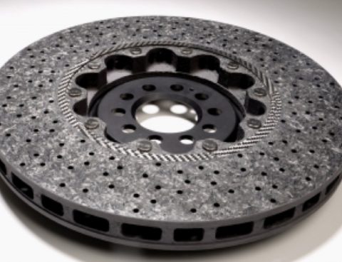 Ceramic brake disc.